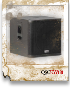 JBL QSC KW181